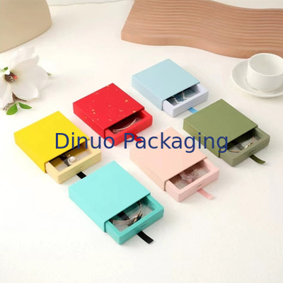 Hộp giấy in tùy chỉnh có thể tái chế Hộp quà tặng ngăn kéo giấy Varnishing