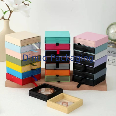 Hộp giấy in tùy chỉnh có thể tái chế Hộp quà tặng ngăn kéo giấy Varnishing