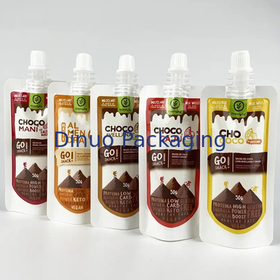 Gói tùy chỉnh Cấp thực phẩm Đứng lên Túi đựng vòi cho nước giải khát Nước giải khát