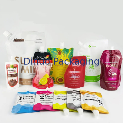 Gói tùy chỉnh Cấp thực phẩm Đứng lên Túi đựng vòi cho nước giải khát Nước giải khát