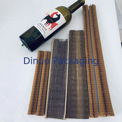 Thân thiện với môi trường thân thiện với môi trường Túi giấy tổ ong Kraft Vỏ chai Đệm bảo vệ