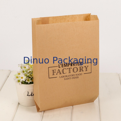 Logo tùy chỉnh In Gói quà tặng kẹo có thể phân hủy sinh học Mẹo Túi giấy Kraft dưới