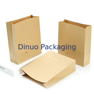 In logo tùy chỉnh Bao bì thực phẩm Deli Takeaway Bánh mì Túi giấy Kraft
