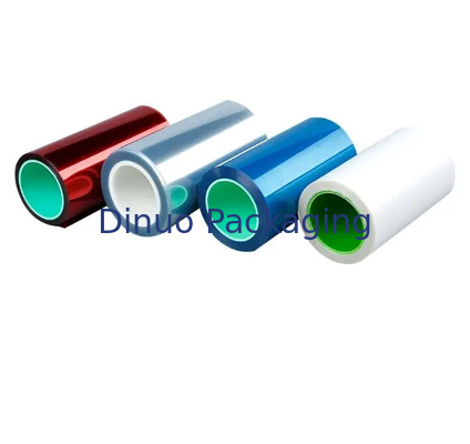 Phim lót phát hành PET trong suốt 25micron cho băng phát hành túi chuyển phát nhanh