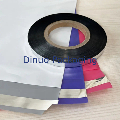 Màng nhôm nhựa PE và PP Băng niêm phong túi vĩnh viễn cho túi bưu phẩm và bưu phẩm Poly phẳng