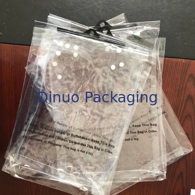 Kích thước tùy chỉnh PVC Túi đóng gói rõ ràng với băng dính OEM / ODM có móc