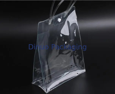 Kích thước tùy chỉnh PVC Túi đóng gói rõ ràng với băng dính OEM / ODM có móc