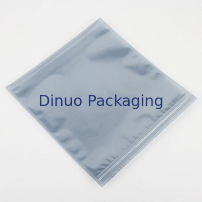 Túi che chắn 500 CÁI ESD Khóa Zip / Mở bạc hàng đầu để bảo vệ chống tĩnh điện