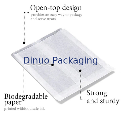 Túi giấy Glassine có thể phân hủy sinh học cấp thực phẩm Con dấu tự dính