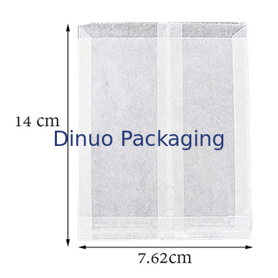 Túi giấy Glassine có thể phân hủy sinh học cấp thực phẩm Con dấu tự dính