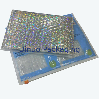 Poly Air Zip Lock Plastic Custom Bubble Thư túi màu sắc rõ ràng Inflatable Với Logo