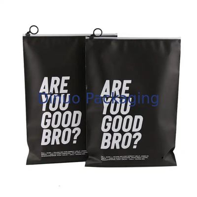 Logo in tùy chỉnh CPE Plastic Slider Zipper Bags