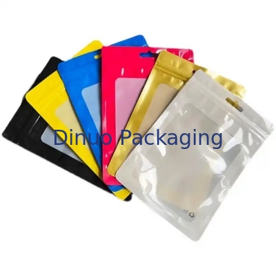 Tùy chỉnh CPE PE Transparent Frosted Plastic Zip Lock Bag Mini Zip Pocket