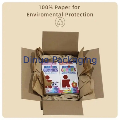 100% Biodegradable Tấm rỗng giấy đệm chất liệu cho máy Smartfill