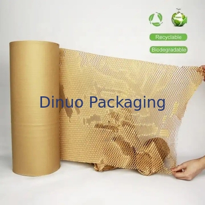 Bao bì thân thiện với môi trường Biodegradable Honeycomb Paper Wrap Brown Kraft Paper Roll