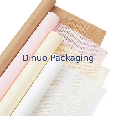 Bao bì thân thiện với môi trường Biodegradable Honeycomb Paper Wrap Brown Kraft Paper Roll