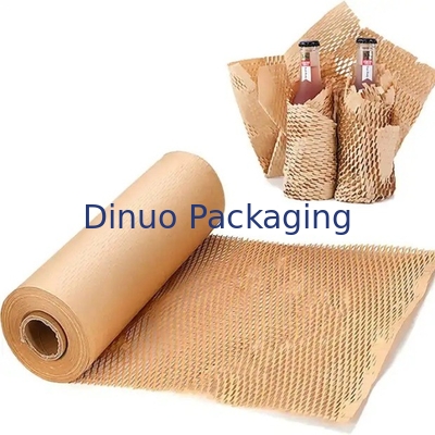 Bao bì thân thiện với môi trường Biodegradable Honeycomb Paper Wrap Brown Kraft Paper Roll