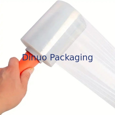 Blue Stretch And Shrink Film Width 20cm / 50cm / 100cm Được thiết kế với tay cầm nhựa