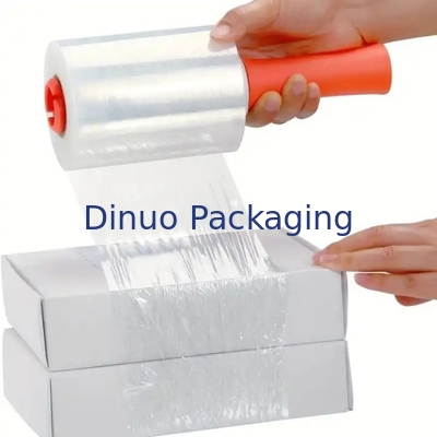 Blue Stretch And Shrink Film Width 20cm / 50cm / 100cm Được thiết kế với tay cầm nhựa