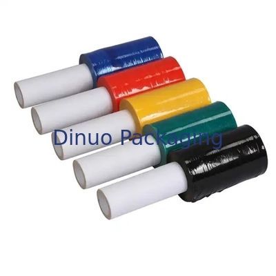 LLDPE Red Stretch And Shrink Film 0.012mm Được thiết kế với tay cầm nhựa