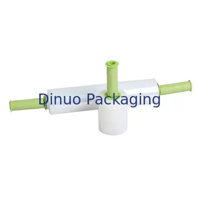 Bộ phim kéo dài và thu hẹp LLDPE màu trắng có thể tùy chỉnh được thiết kế với tay cầm nhựa