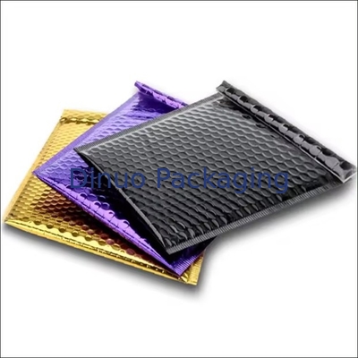 Bao bì vận chuyển Holographic Bubble Envelope Thư túi kim loại Poly Holographic Bubble Mailers