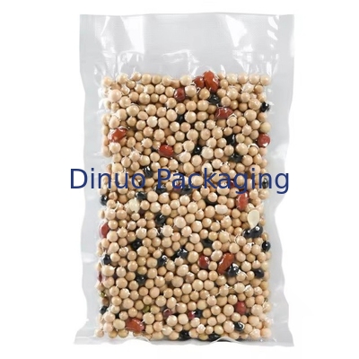 Vacuum Embossed đóng kín túi lưu trữ nhựa Ba mặt đóng kín túi chân không thực phẩm kết cấu túi chân không