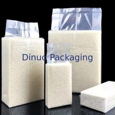 Thùng hút bụi trong suốt tùy chỉnh với các loại in hạt tái chế bề mặt Offset cho sử dụng công nghiệp thực phẩm