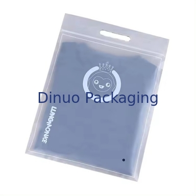 In tùy chỉnh túi nhựa ziplock có thể khóa lại thân thiện với môi trường với tay cầm