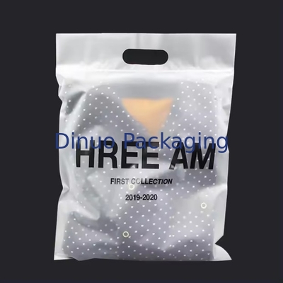 In tùy chỉnh túi nhựa ziplock có thể khóa lại thân thiện với môi trường với tay cầm