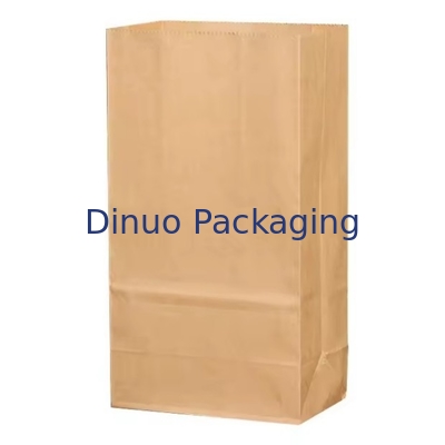 Cửa sổ giấy Kraft màu nâu dùng một lần cho bánh mì, bánh sandwich đáy phẳng