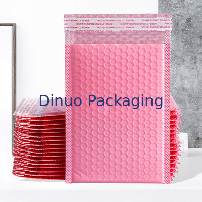 100% tái chế thiết kế màu hồng bảo vệ túi bơm thư với chức năng chống nước cho sản phẩm