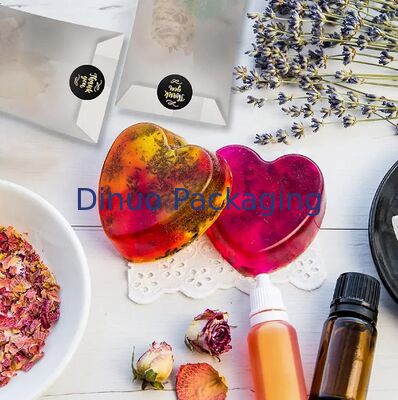 Các túi giấy thủy tinh chất lượng thực phẩm Chất chống mỡ Thẻ xuyên suốt dùng một lần cho đồ ăn nhẹ bánh quy nhỏ