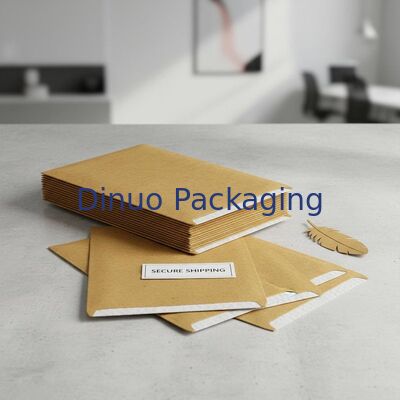 3-4mm Độ dày Kraft Bubble Mailers tự niêm phong Mailers đệm bền phù hợp cho an toàn tài liệu và hàng hóa vận chuyển