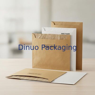 Bảng giấy nhẹ, bọc bọc, chống rách cao, phong bì màu nâu hoặc trắng cung cấp bao bì vận chuyển an toàn bền