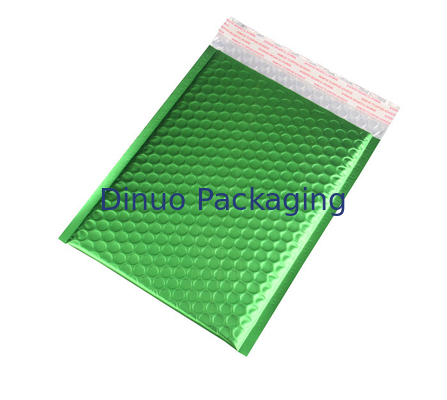 Quad Seal Light Green Metal Bubble Mailers 265x360mm #I Nhựa chống sốc cho khuyến mãi