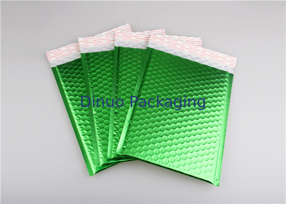 Quad Seal Light Green Metal Bubble Mailers 265x360mm #I Nhựa chống sốc cho khuyến mãi
