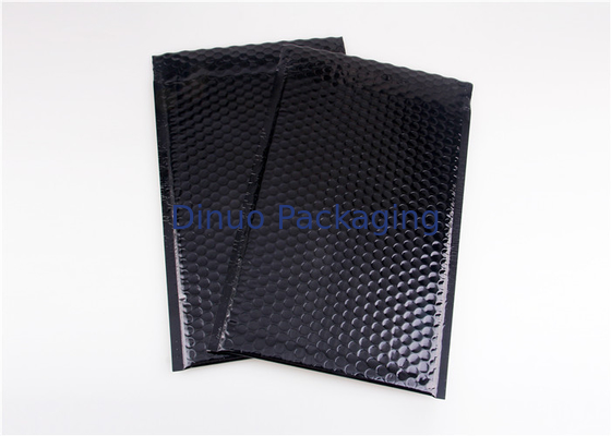 Bền bỉ kim loại màu đen Mailers Biodegradable không thấm nước để vận chuyển