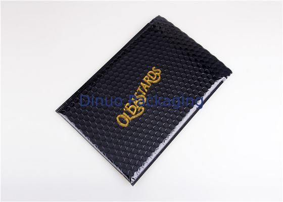 Phong bì vận chuyển bằng kim loại màu đen không thấm nước, 180x165 # CD-DCD Thư bong bóng tùy chỉnh