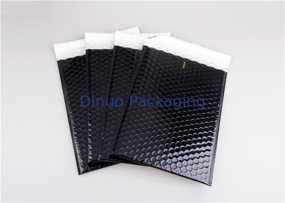Bền bỉ kim loại màu đen Mailers Biodegradable không thấm nước để vận chuyển