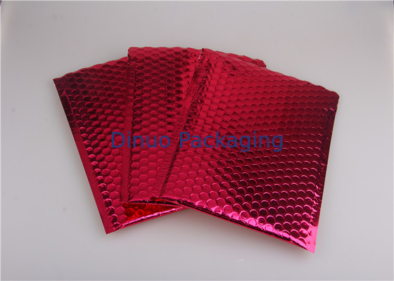 Hoa hồng phong bì thư kim loại màu hồng, thư bong bóng màu cho vận chuyển
