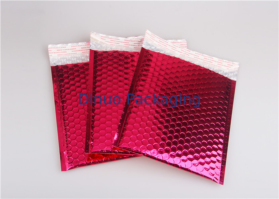 Hoa hồng phong bì thư kim loại màu hồng, thư bong bóng màu cho vận chuyển