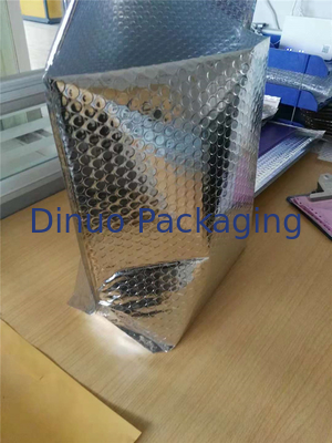 Khối lượng lớn đứng lên Bong bóng kim loại Mailers Bạc 145x210mm #C Nhôm lá chống nhăn