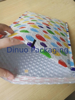 240X330mm # F3 Thư bong bóng kim loại 8 màu In phong bì độn để quảng cáo