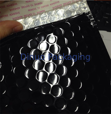 Bền bỉ kim loại màu đen Mailers Biodegradable không thấm nước để vận chuyển