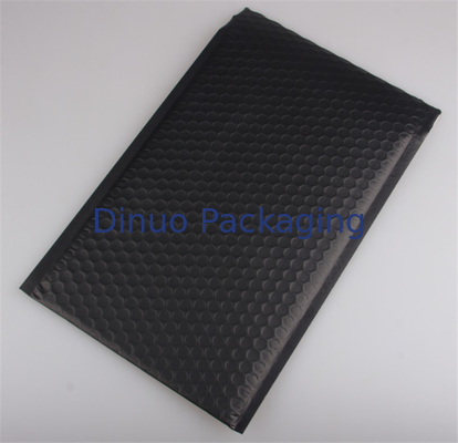 Heat Seal Matte Black Bubble Mailers 0/6 By 10, Túi lót Courier Bubble