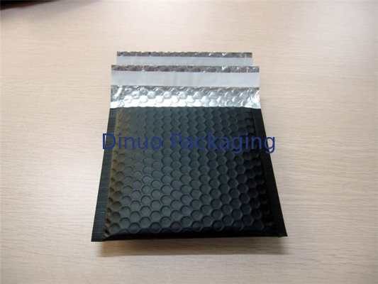 Heat Seal Matte Black Bubble Mailers 0/6 By 10, Túi lót Courier Bubble