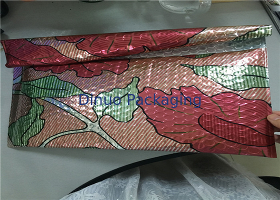 Túi bong bóng kim loại in đầy màu sắc Kích thước 1 / 7.25 "X12" bưu phẩm bong bóng kỳ nghỉ