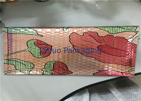 Túi bong bóng kim loại in đầy màu sắc Kích thước 1 / 7.25 "X12" bưu phẩm bong bóng kỳ nghỉ