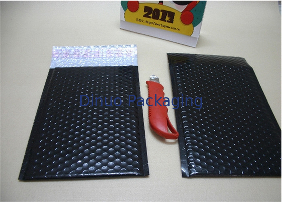 PET Black Bubble Lined Envelopes, 6x10 Bubble Mailers Kích thước 0 Sức mạnh tác động